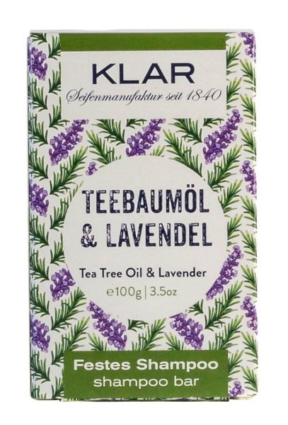 Festes Shampoo Teebaumöl & Lavendel