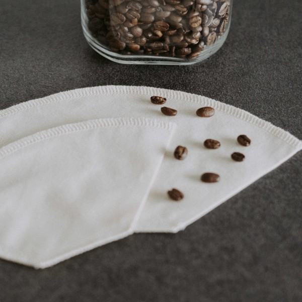 Kaffeefilter aus Bio-Baumwolle, für 4-6 Tassen