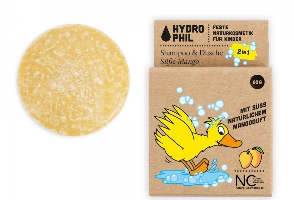 Festes 2in1 Shampoo & Dusche "Mango" für Kids, mit der Ente
