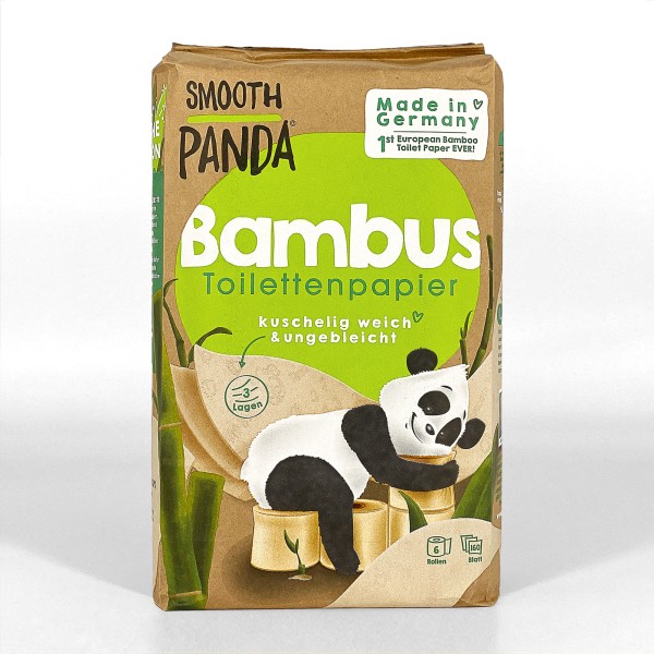 Bambus-Toilettenpapier, 6 Rollen