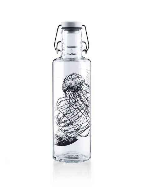 Soulbottles Trinkflasche, 0,6l Jellyfish in the bottle