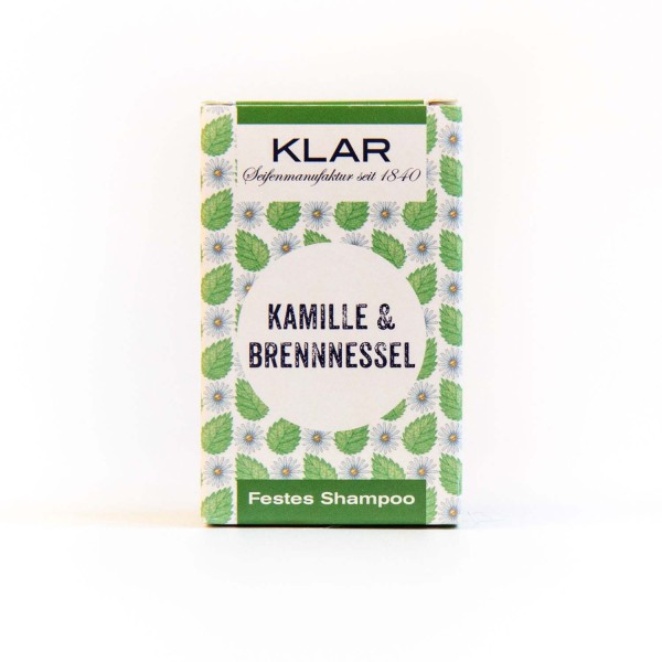 Festes Shampoo Kamille & Brennnessel, 100 g