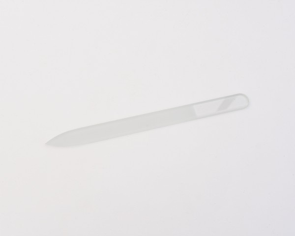 Nagelfeile aus Glas, lang, 14 cm