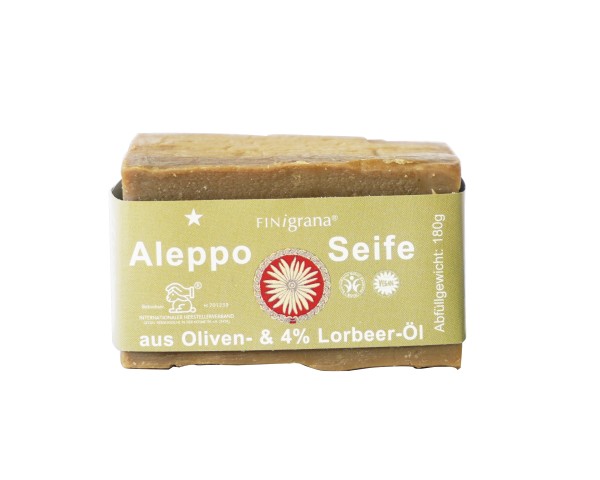 Aleppo-Olivenseife mit 4% Lorbeeröl