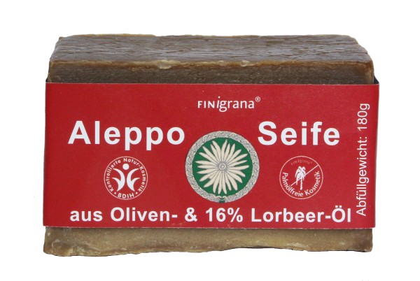 Aleppo-Olivenseife mit 16% Lorbeeröl